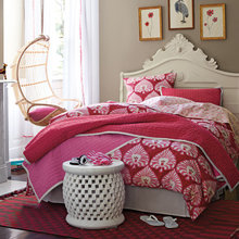 pink guest room