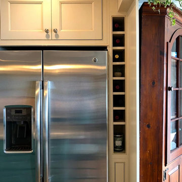 Country Style Kitchen- Teal Island
