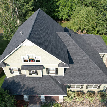 GAF HDZ Charcoal Shingle Installation Woodbury, MN