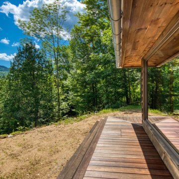 East Elevation Wrap-around Balau Deck