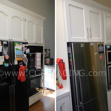 Los Gatos reface with White Shaker doors