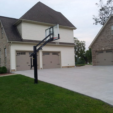 Raymond H's Pro Dunk Gold Basketball System on a 35x35 in Ashland, KY