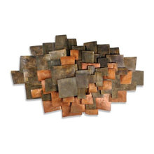 Wall sculpture for above fireplace