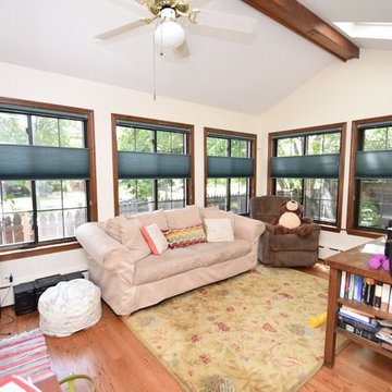Oak Park Duette Archetella Top-Down Bottom-Up Honeycomb Shades