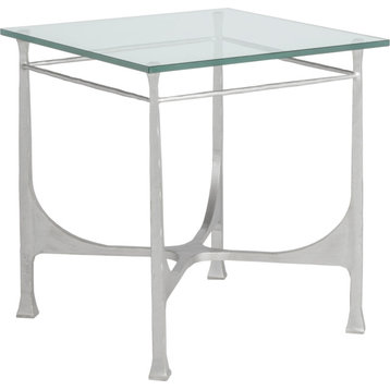 Bruno End Table Argento