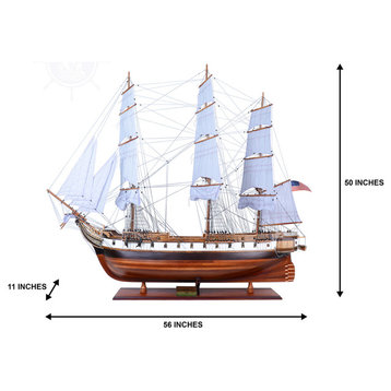USS Constellation Xl Museum-quality Fully Assembled Wooden Model Ship