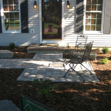 Front walkway and landscape