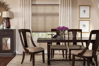 Example of a classic dining room design in Toronto