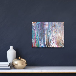 Acrylic Pour Paintings - Snowy Pine - Products