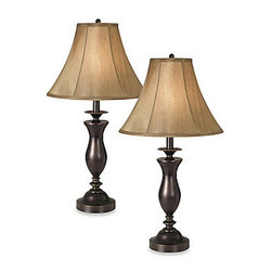 Pacific Coast® Lighting Essentials New England Village Table Lamp (Set of 2) - Lamp Sets
