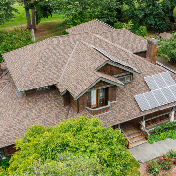 Teak Composite Roof in Bainbridge Island, WA