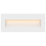 HInkley - Hinkley Landscape Lighting 8" Taper Wide Horizontal 12v Step Light, Satin White - Seamlessly blending into architectural elements inside or outside the home, the Taper series beautifully illuminates stairs, walkways, or patio spaces, enhancing the outdoor lighting experience. Made of aluminum and featuring an etched lens, this rectangle recessed step and deck mount includes an integrated LED light for over 40,000 hrs of light. This low-voltage fixture is practical and safer, especially in an outdoor setting. Expand time spent in outdoor living spaces and increase safety and security. Available in three classic finishes: Bronze, Satin Black, and Satin White.