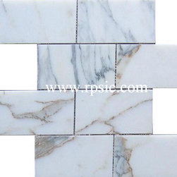 SW-21L SUBWAY CALCATTA GOLD 3X6 - Mosaic Tile