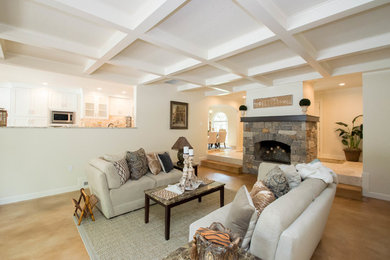 Living room - contemporary living room idea in Other