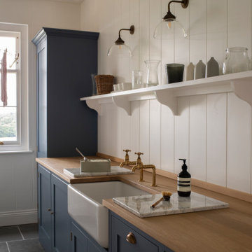 Farnham Shaker Kitchen, Pantry, Utility, Boot Room & Study