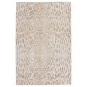 Manteca Animal Zebra Print Rug Entryway, Hallway, Small Area Rug Door Mat -  Distressed Faded Style - Cream, White, Beige, Gray - 2' x 3