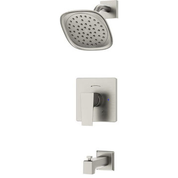 Symmons 4992TRM Verity Tub and Shower Trim Package - Satin Nickel