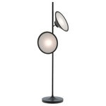 Currey & Company - Bulat Floor Lamp - Brighten up a space with the Bulat Floor Lamp dazzling nearby. Featuring a stylish antique black and white opaque finish, you can cast your room in the best possible light.