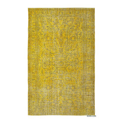 Over-dyed Turkish Vintage Rug - Area Rugs