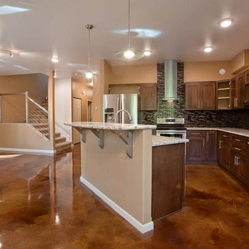 Acid Stained Concrete Floor