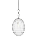 Hudson Valley Lighting - Venice 1-Light Large Pendant, Polished Nickel - Features: