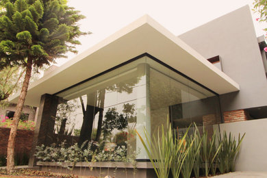 Contemporary exterior home idea in Mexico City