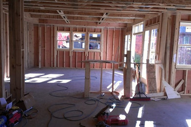 Inspiration for a large modern enclosed family room remodel in Minneapolis