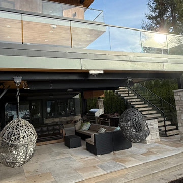 Under-Deck Drainage System on Lake Sammamish