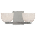 Hudson Valley Lighting - Hudson Valley Lighting 2662-SN Cove Neck - Two Light Bath Vanity - Cove Neck Two Light  Satin Nickel Clear/W *UL Approved: YES Energy Star Qualified: n/a ADA Certified: n/a  *Number of Lights: Lamp: 2-*Wattage:75w Halogen bulb(s) *Bulb Included:Yes *Bulb Type:Halogen *Finish Type:Satin Nickel