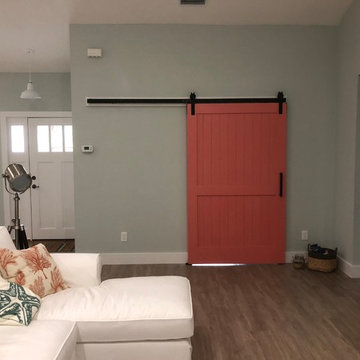 Modern Coastal Chic Sliding Barn Doors