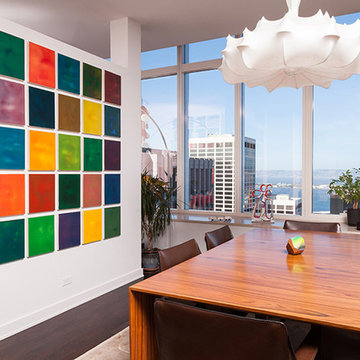 Views and Color at Millennium Towers in San Francisco