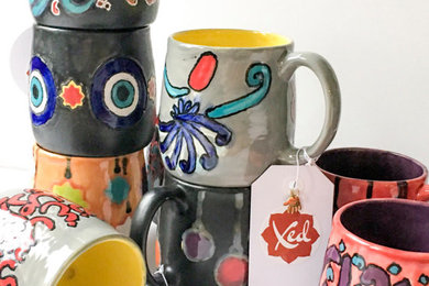Handpainted Ceramic Mugs