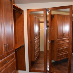 Stained Cherry Master Closet - Products