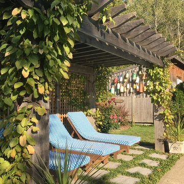 Create an outdoor living space
