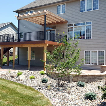 Timbertech Rosewood Deck with Pergola