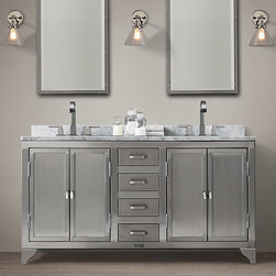 Customize Solid Wood Bathroom Vanity- - Products