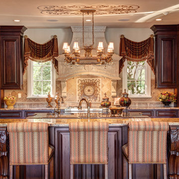 Traditional Waterfront Residence Kitchen