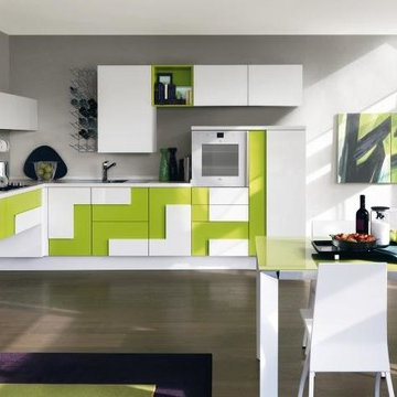 Modern Italian Custom Made Kitchens by LUBE