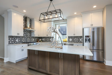Transitional kitchen photo in Minneapolis