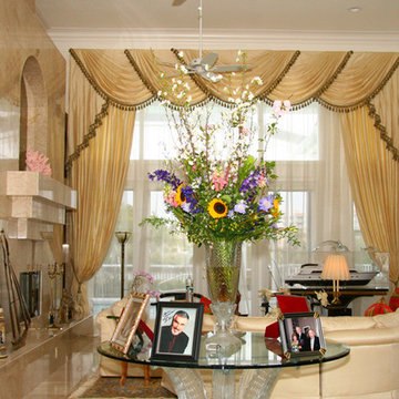 Formal Window Treatment for Living Room