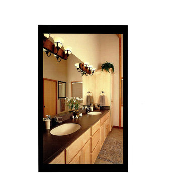 Master bathroom double vanity