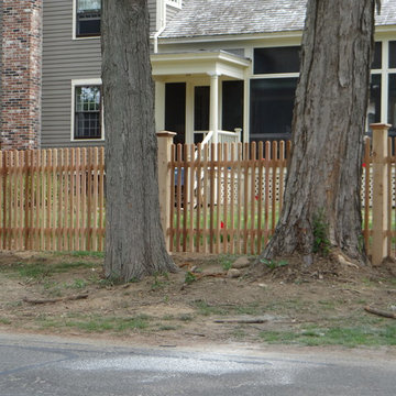 Cedar Picket Fence