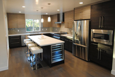 Inspiration for a contemporary kitchen remodel in San Francisco