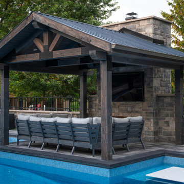 Luxury Poolside Gazebo & Outdoor Living