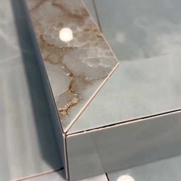 Custom Porcelain Sink | Modern Bathroom Detail