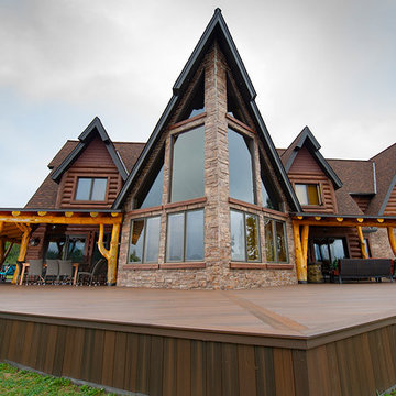 Concrete Log Siding Homes