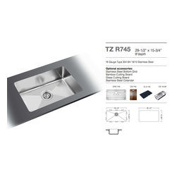 Seamless Undermount Sink - Kitchen Sinks