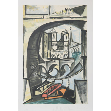 Pablo Picasso, Notre Dame, 17-A, Lithograph