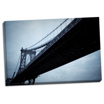Fine Art Photograph, Manhattan Bridge I, Hand-Stretched Canvas