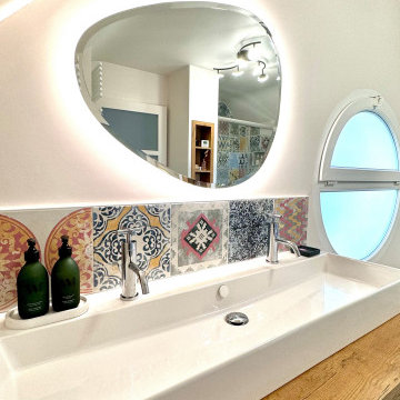 Rénovation complète d'un étage à HILLION : buanderie , salle de bain, dressing